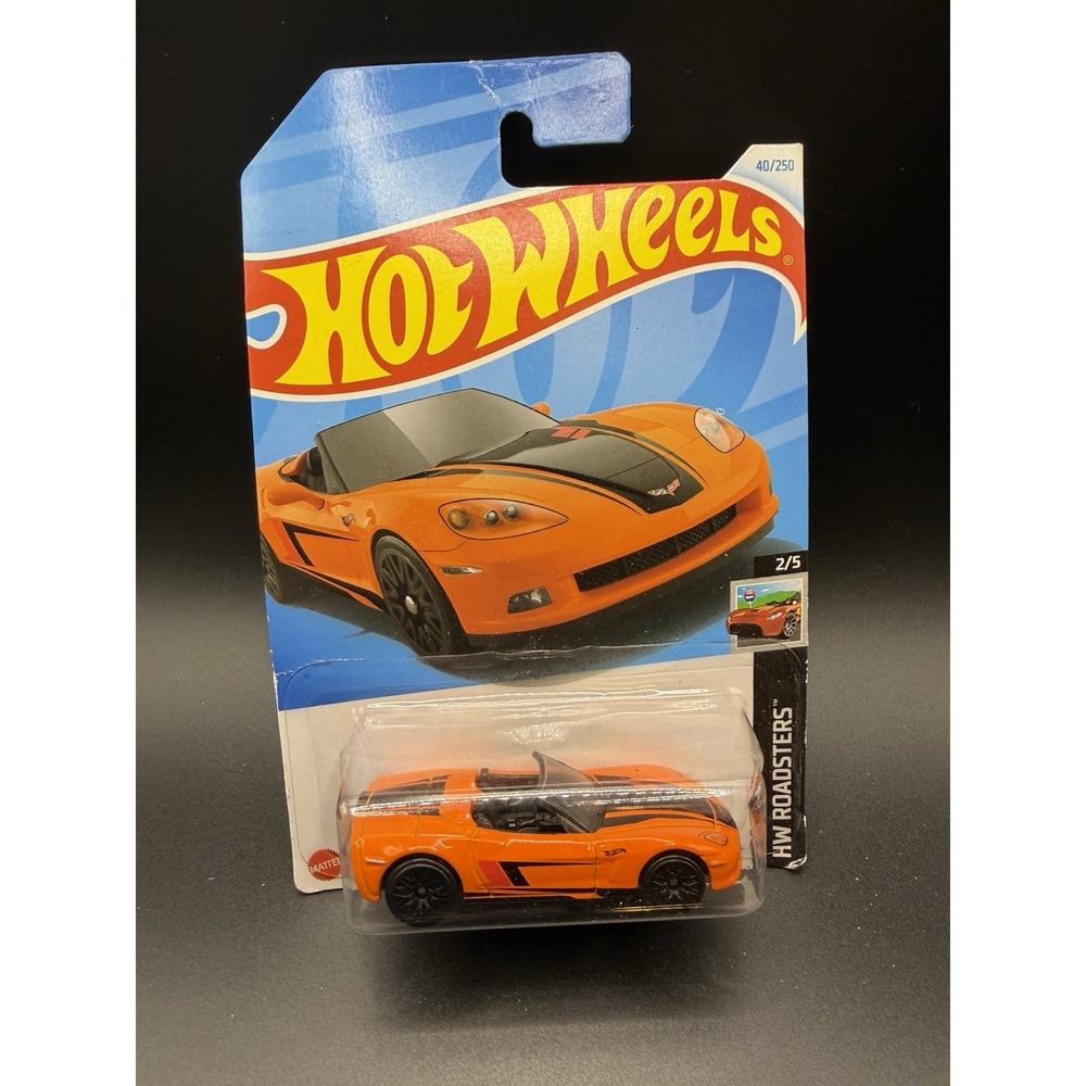 Hot Wheels 2024 Corvette C6 convertible HW Roadsters series (40/250) Orange